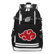 Naruto Print Usb Youth Student Backpack Casual High-capacity Travel Backpack