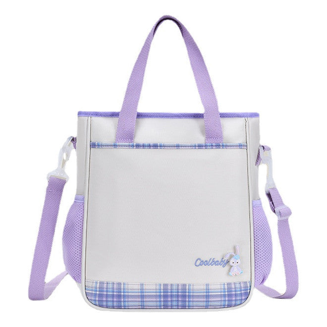 Student Crossbody Bag Multi Functional Large Capacity Handbag Art Bag