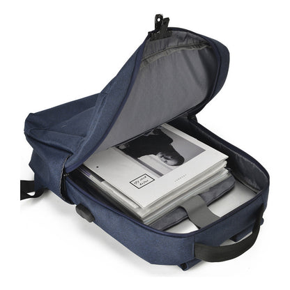 Backpack, Large Capacity Student Backpack, Oxford Cloth Business Computer Bag