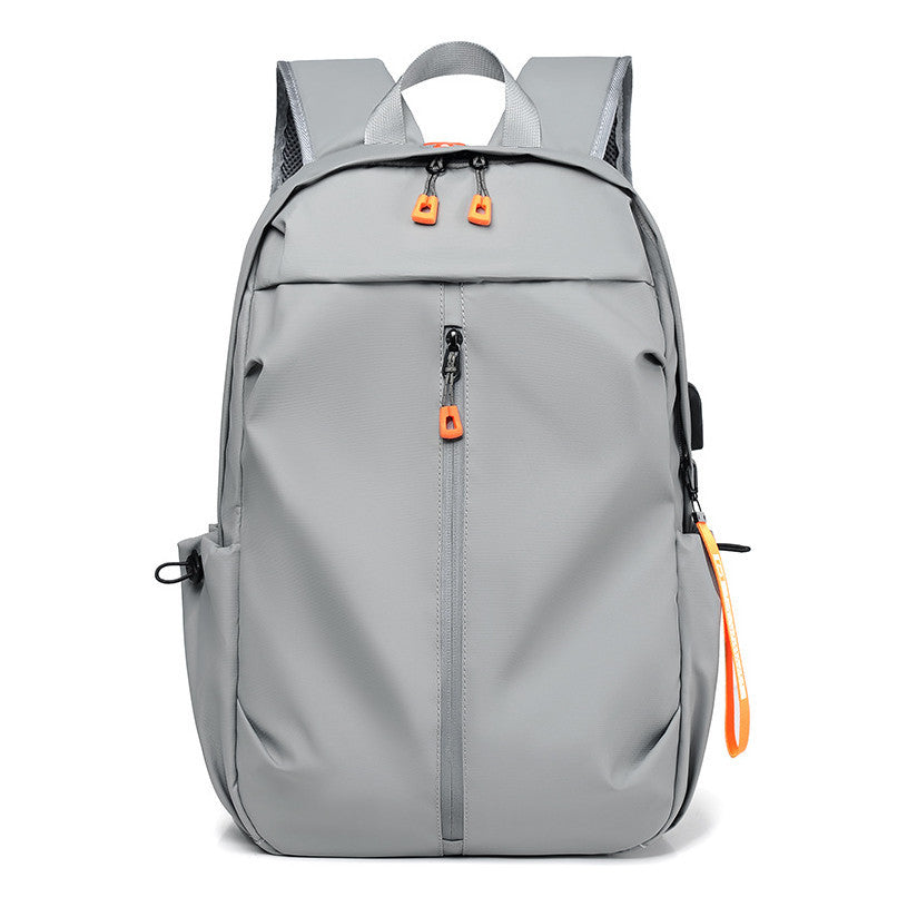 Usb Backpack For Men's Business Computer Bag, Casual Large Capacity Lightweight Sports Bag, Backpack