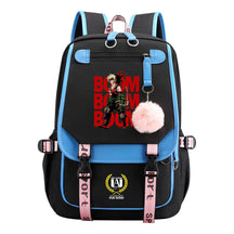 My Heroes Academy Usb Student Backpack, Casual Woven Strap Flip Back Backpack