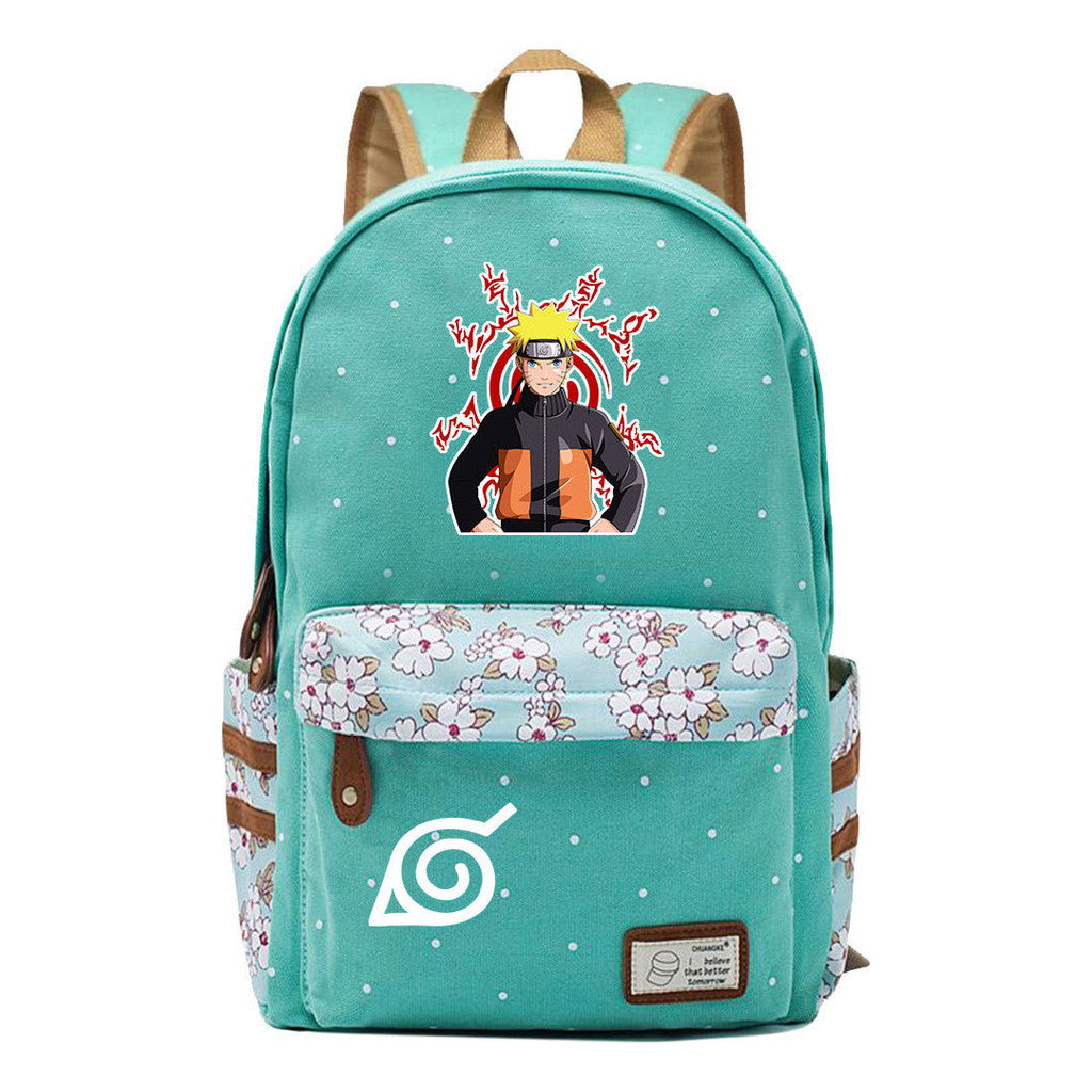 Naruto Youth Student School Bag Fashion Casual Backpack