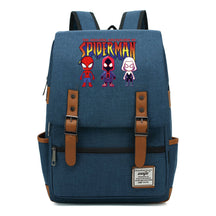 Superhero Print Youth Student Backpack For Men And Women, Casual Belt Buckle, Classic Backpack