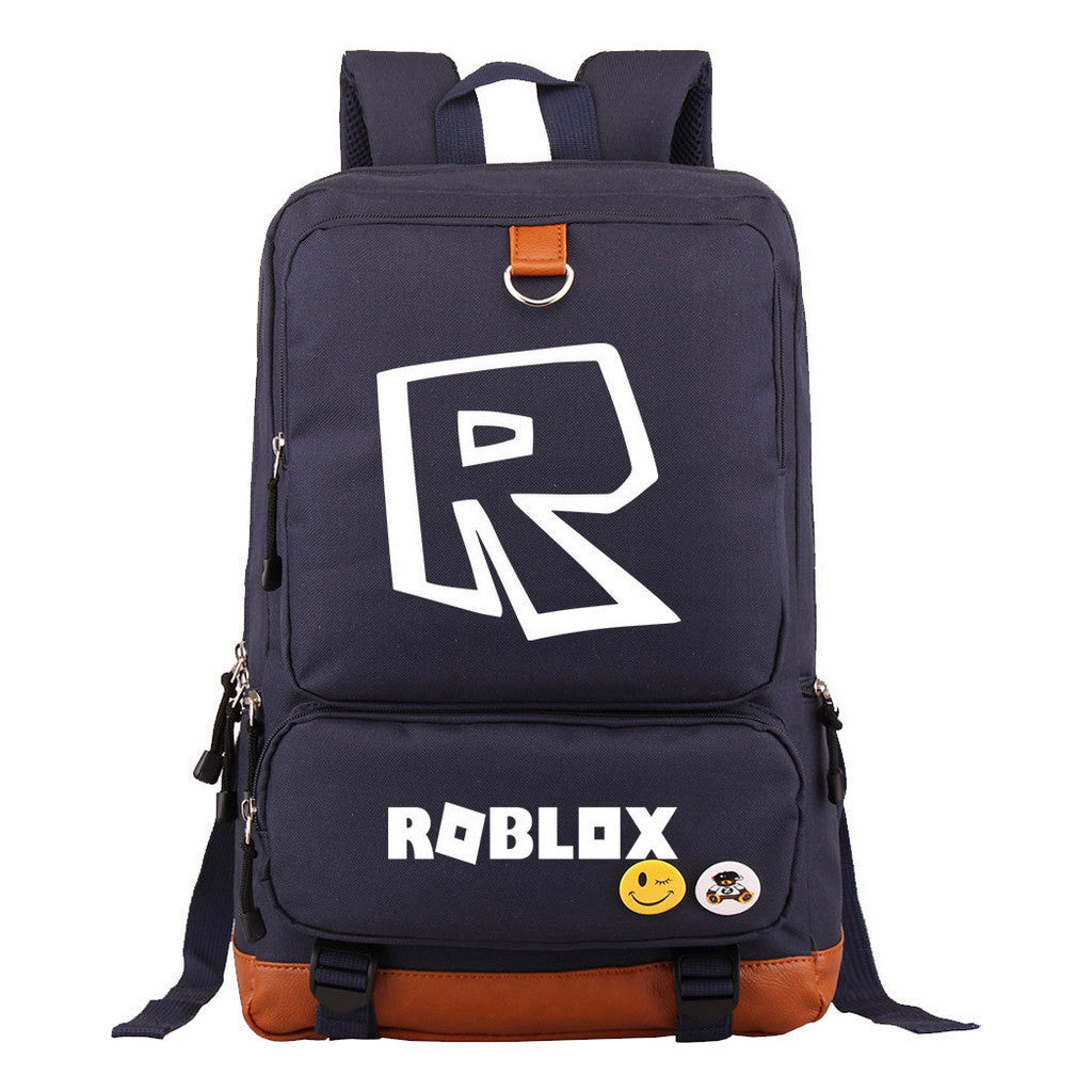 Game Roblox Printed Teenage Student Backpack, Travel Bag, Men's And Women's Backpack