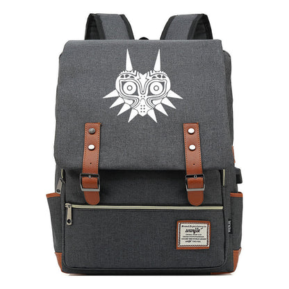Game The Tear Seal Of The Kingdom Of Zelda Student Backpack Usb Men's And Women's Leisure Backpack