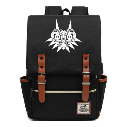 Game The Tear Seal Of The Kingdom Of Zelda Student Backpack Usb Men's And Women's Leisure Backpack