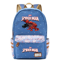 Superhero Printed Teenage Primary And Secondary School Backpacks For Men And Women's Leisure Travel Backpacks