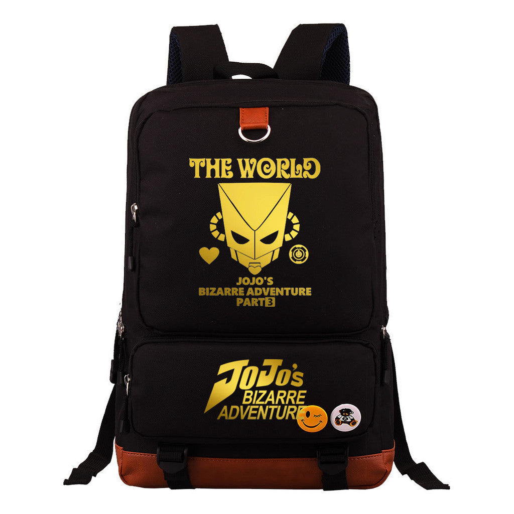 Cartoon Comic Jojo's Wonderful Adventure Youth Student Backpack Backpack Travel Bag