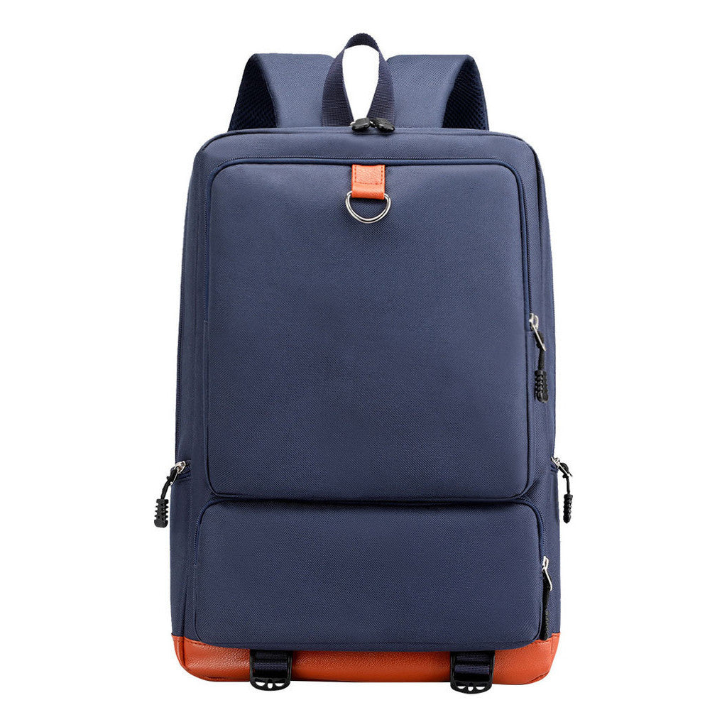 Fashion Printed Youth Student Backpack With Men's And Women's Casual Splicing Backpack