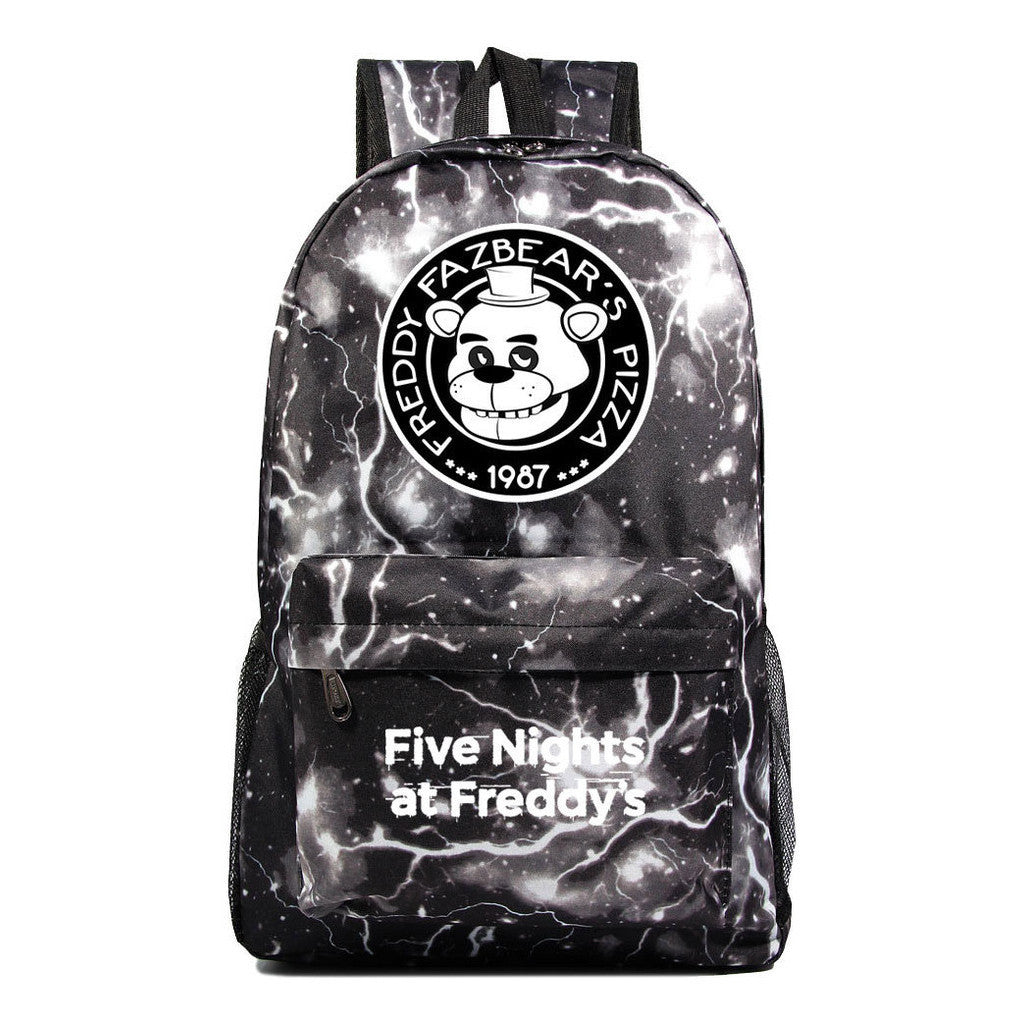 Fashion Toy Bear Game Fashion Starry Sky Youth Student Backpack Men's And Women's Leisure Backpack