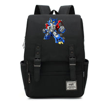 Transformed Mecha Printed Student Backpack For Men And Women's Leisure Backpack