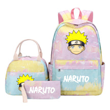 Naruto Girls School Bag Lunch Bag Three Piece Set Backpack Set