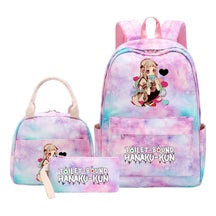 Student Girl Backpack Lunch Bag Three Piece Set Backpack Set