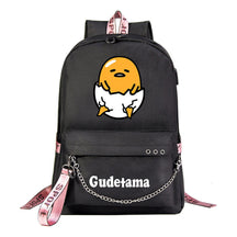 Lazy Egg Usb Youth Student Backpack For Boys And Girls Leisure Travel Backpack