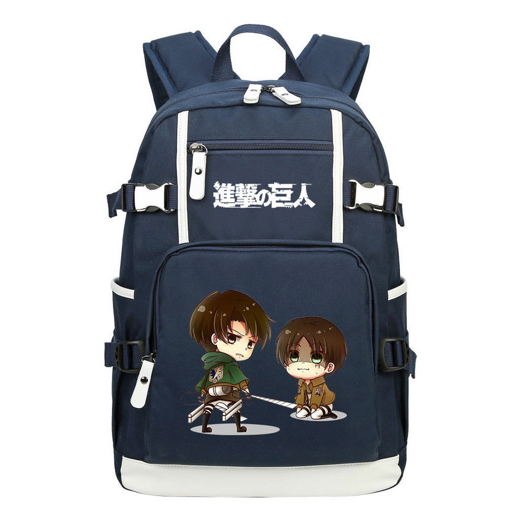 Giant Soldier Captain Alan Of Anime Attack Student Backpacks, Men's And Women's Backpacks, Leisure Travel Backpacks, Backpacks