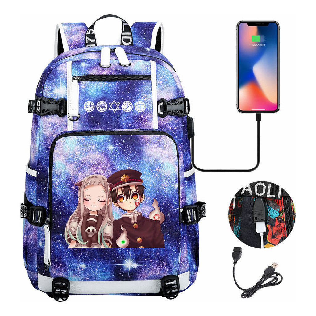 Usb Large Capacity Youth Student Backpack For Men And Women's Leisure Travel Backpack