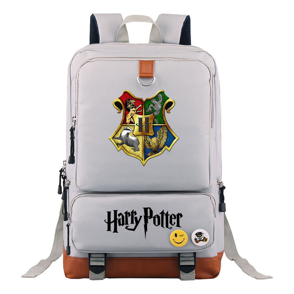 School Of Witchcraft And Wizardry Youth Student School Bag Large Capacity Travel Bag Men's And Women's Backpack