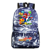 Super Mario Starry Sky Youth Student Backpack For Men And Women's Leisure Travel Backpack