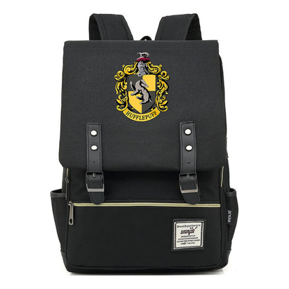 School Of Magic Printed Schoolbags For Men And Women Leisure Belt Buckle Classic Backpack 38*27*12.5cm