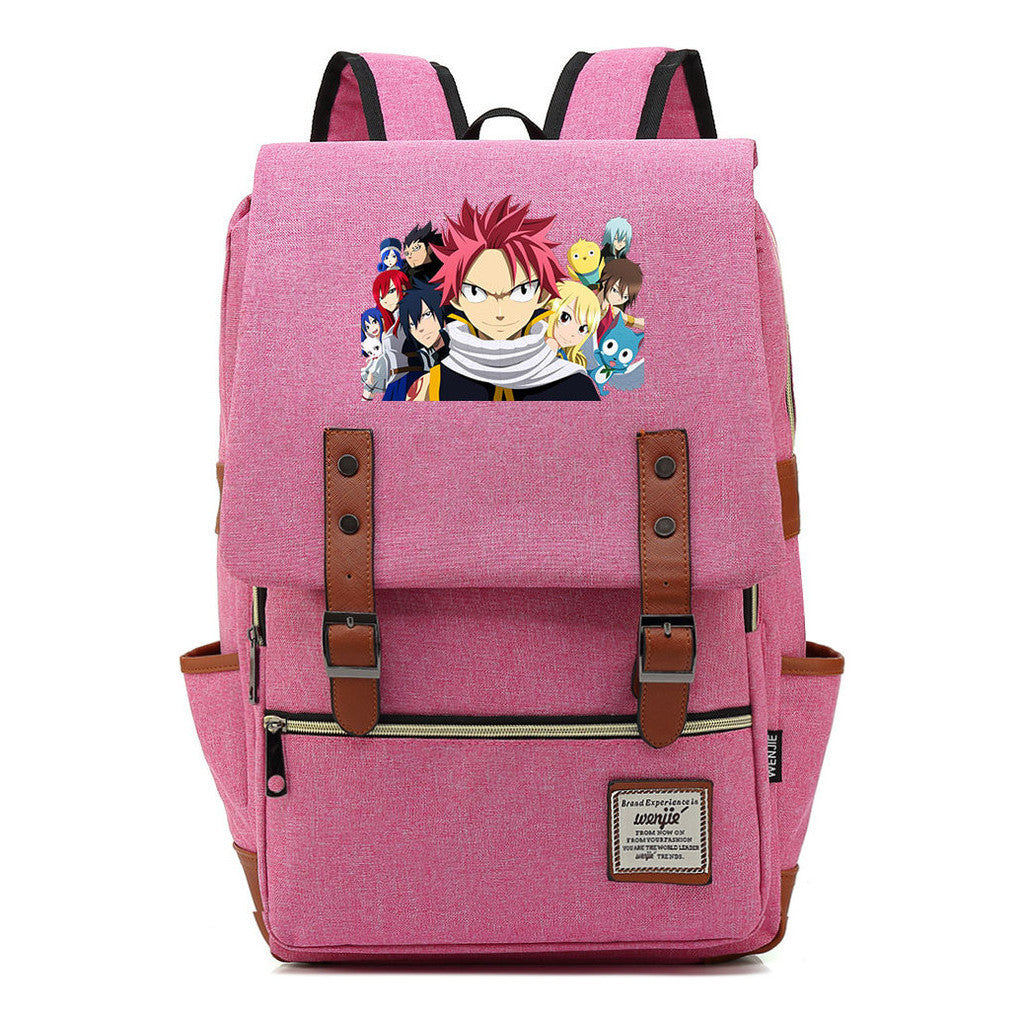 Printed Schoolbags For Men And Women Leisure Belt Buckle Classic Backpack