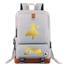 Golden Selda Kingdom Tear Print Youth Student School Bag Travel Bag Shoulder Travel Backpack