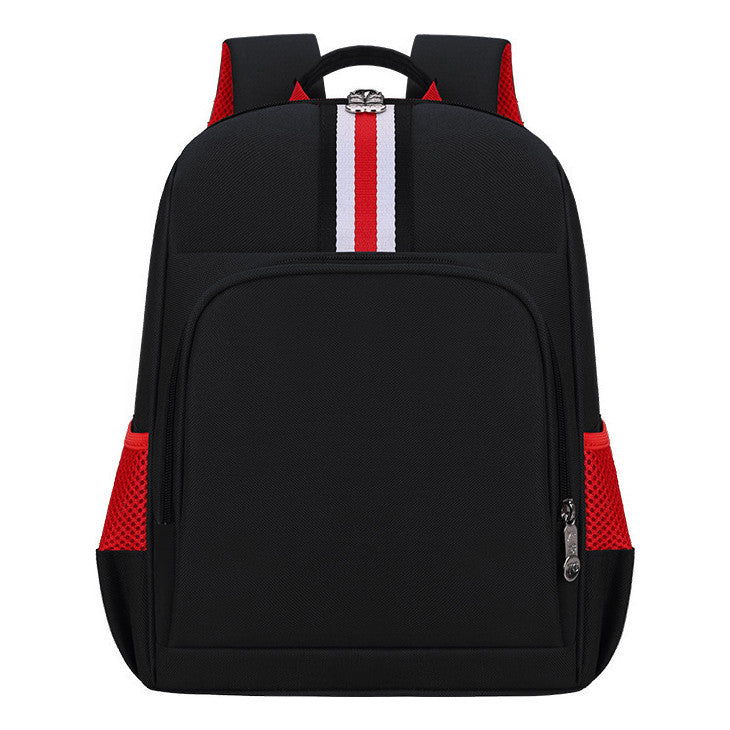 Kindergarten Backpack With British Style Children's Backpack Made Of Wear-resistant And High Elastic Oxford Material