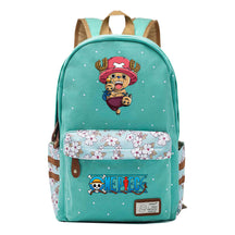 Anime Pirate King Lufei Printed Student School Bag Fragmented Flower Leisure Backpack