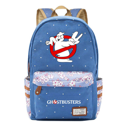 Devil Print Student Backpack, Fashionable And Casual Backpack