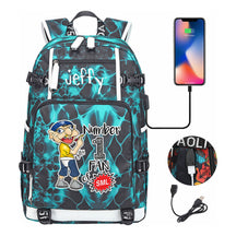 Printed Youth Student Backpack, Backpack, Leisure Travel Backpack