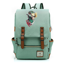 Anime My Heroes Academy Printed Youth School Bag For Men And Women Leisure Belt Buckle Classic Backpack