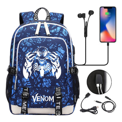Youth Student Backpack Usb Men's And Women's Leisure Backpack