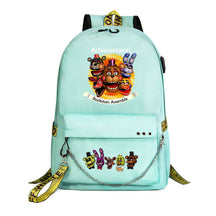 Toy Bear Game Usb Youth Student Backpack For Men And Women Leisure Travel Backpack