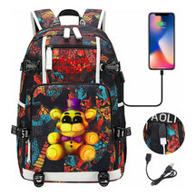 Toy Bear Game Peripheral Usb Youth Student Backpack For Men And Women's Leisure High-capacity Travel Backpack