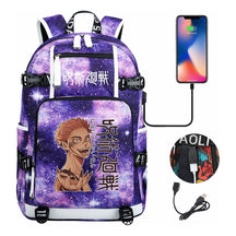 Printed Usb Youth Student Backpack For Men And Women's Leisure Large Capacity Travel Backpack
