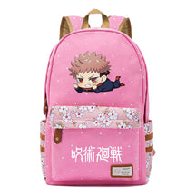 Cartoon Spell Battle Youth Girls Student School Bag Men's And Women's Leisure Canvas Backpack