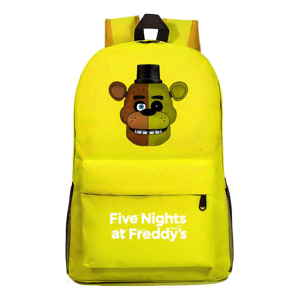 Fashion Toy Bear Game Fashion Starry Sky Youth Student Backpack Men's And Women's Leisure Backpack