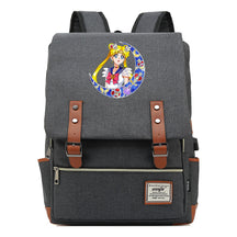 Beautiful Girl Warrior Youth Student School Bag Usb Men's And Women's Leisure Backpack
