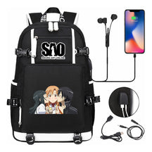 Sword God Domain Usb Youth Student Backpack For Men And Women's Leisure Travel Backpack