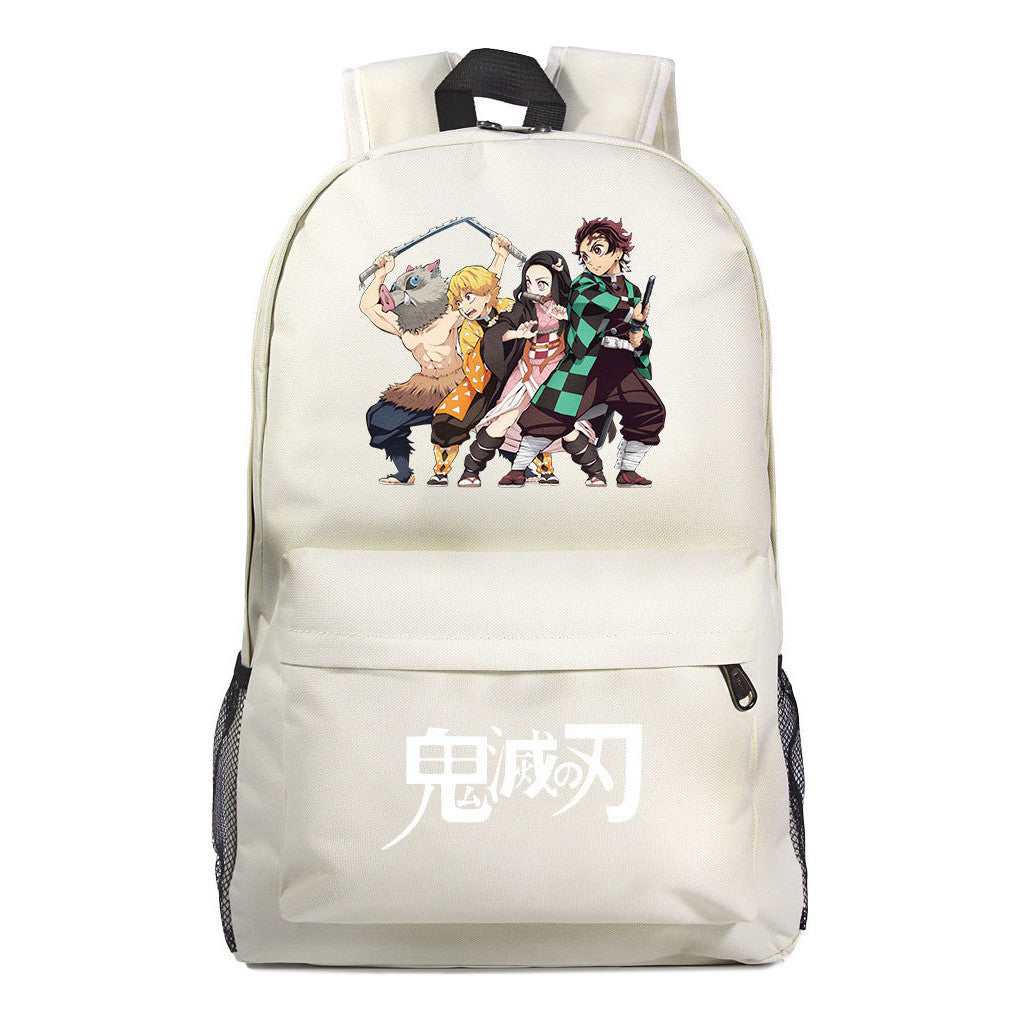 Cartoon Fashion Printed Youth Student Backpack For Men And Women's Leisure Backpack