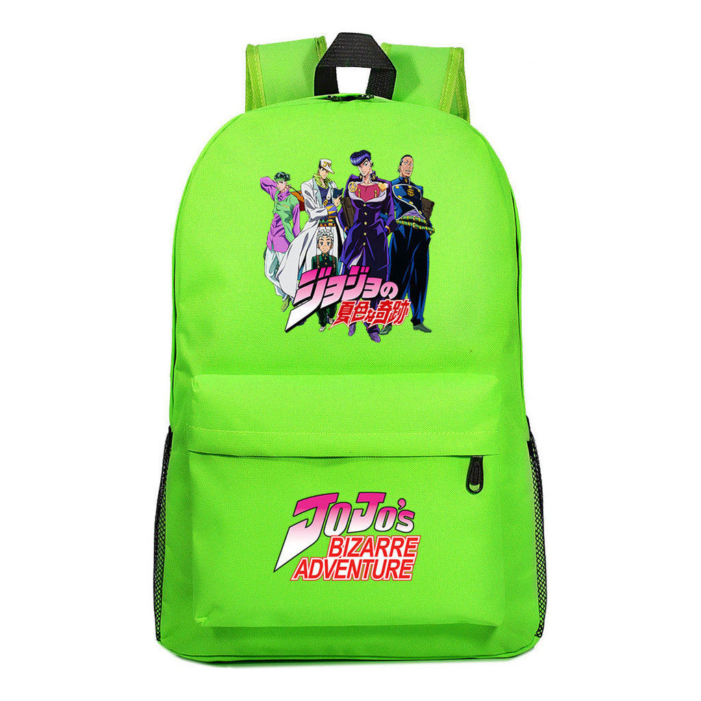 Cartoon Anime Jojo's Wonderful Adventure Print Student Backpack Casual Backpack