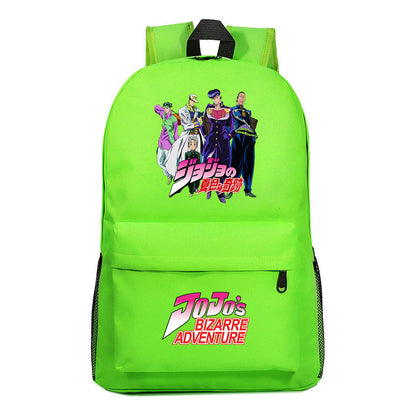 Cartoon Anime Jojo's Wonderful Adventure Print Student Backpack Casual Backpack
