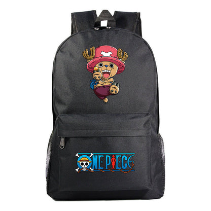 Anime One Piece Print Joba Youth School Bag Men's And Women's Leisure Backpack