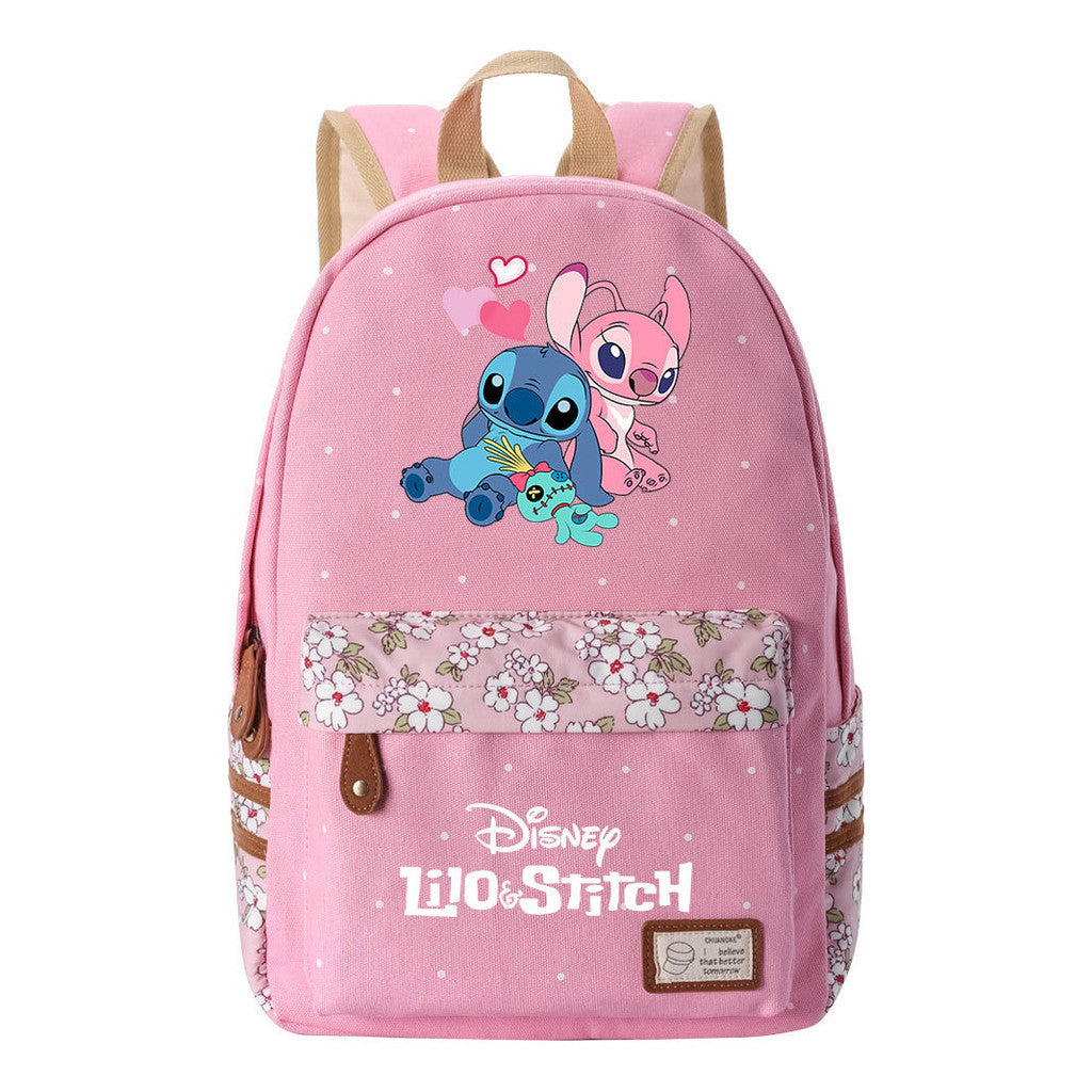 Printed Teenage Student Backpack For Men And Women's Leisure Backpack