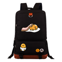 Cartoon Anime Lazy Egg Youth Student Backpack, Large Capacity Travel Bag, Boy's And Girl's Backpack