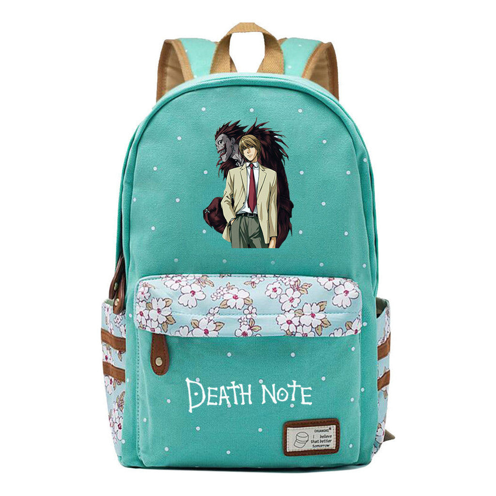 Death Note Night God Moon Youth Girl Student School Bag Leisure Backpack