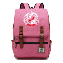 Printed Teenage Student Backpack For Men And Women With Casual Belt Buckle Classic Backpack