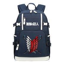 Giant Wings Of Anime Attack, Youth Student School Bag, Men's And Women's Backpack, Leisure Travel Backpack