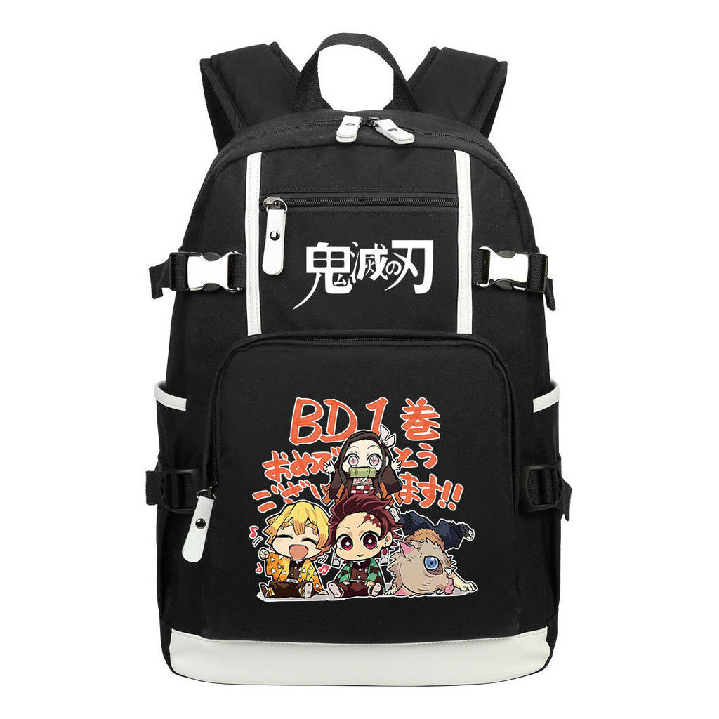 Anime Youth Student School Bag Men's And Women's Backpack Leisure Travel Backpack