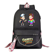 Cartoon Strange Town Youth Student School Bag Men's And Women's Leisure Travel Backpack