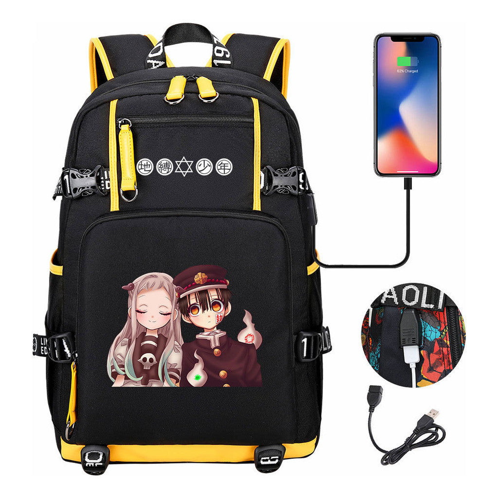 Usb Large Capacity Youth Student Backpack For Men And Women's Leisure Travel Backpack